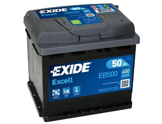 EB500 Baterie EXIDE Excell 12v 50ah 450A EXIDE 